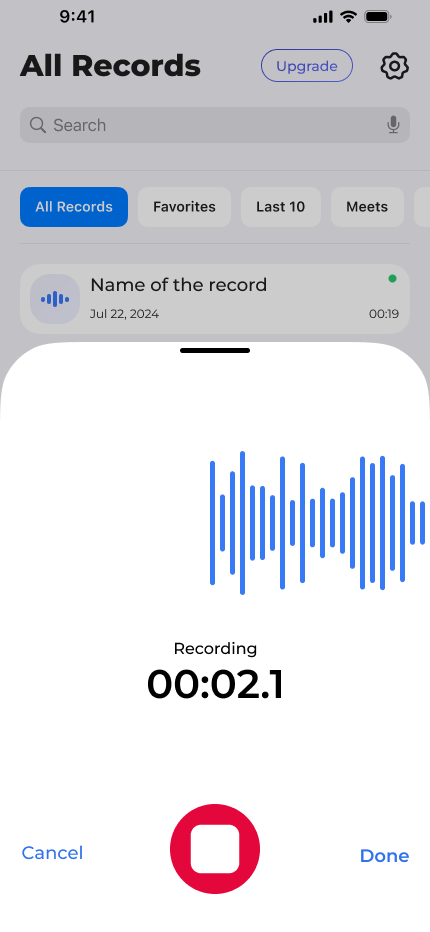 Memo Ai App Home Page