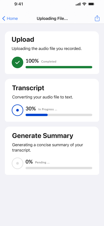 Memo Ai App Home Page